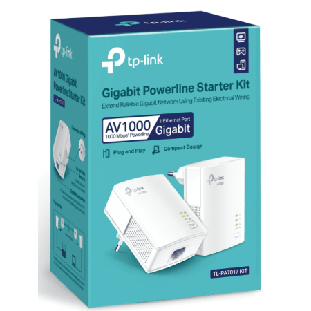 Repetidor Wifi PLC TP-Link TL-PA7017 Kit | Repetidor PLC