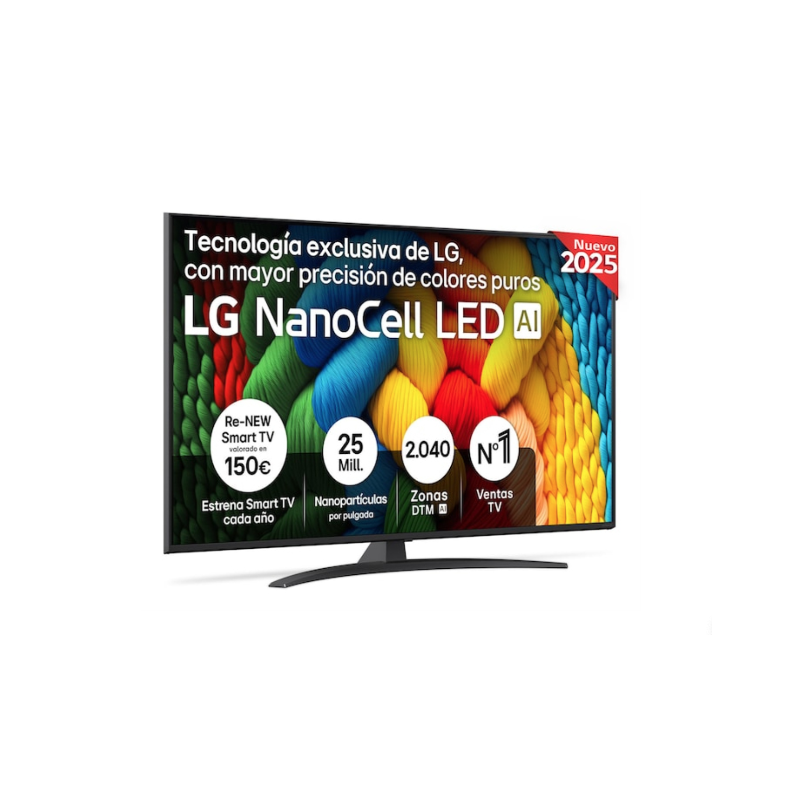 Television LG NanoCell AI 55" 4K | Televisor 4K con Inteligencia Artificial LG