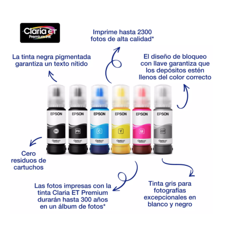 Tinta 114 Epson EcoTank Original | Botella de Tinta Epson | Cartucho de Tinta Epson
