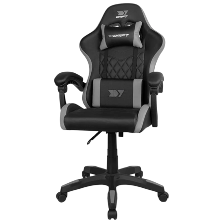 Silla Drift DR35 Gris  | Silla Gaming Drift Negra y Gris