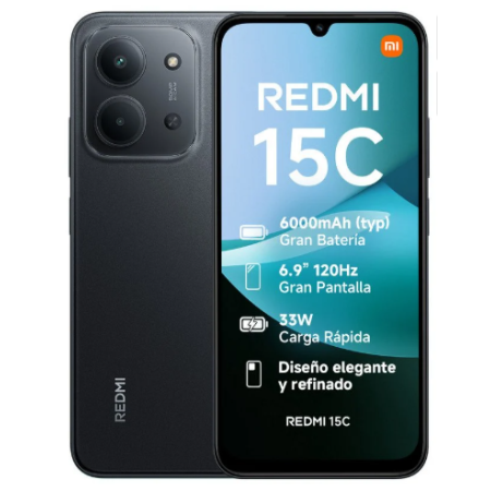 Xiaomi Redmi 15C 4gb 128gb Midnight Black | Movil Xiaomi