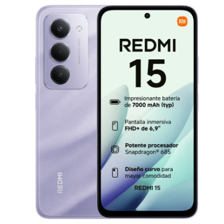 Xiaomi Redmi 15 6gb 128gb Sandy Purple | Movil Xiaomi